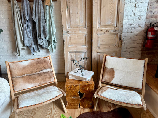 Prescott Hair on Hide Low Lounge Chair