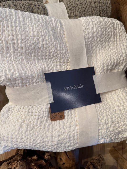 French Cotton Stonewashed Throw - Twin Sizer 140x200