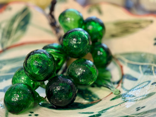 Vintage Handblown Grapes