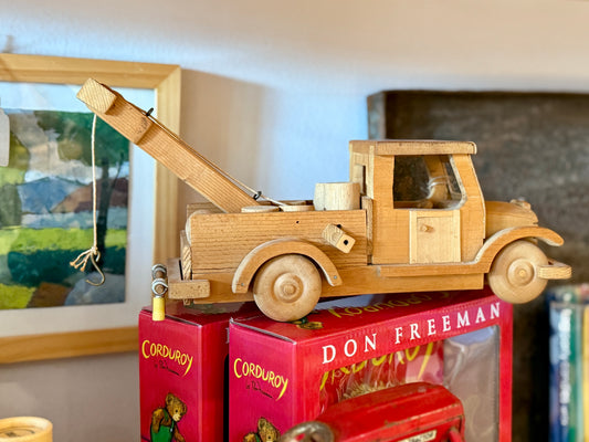Vintage Wooden Tow Truck