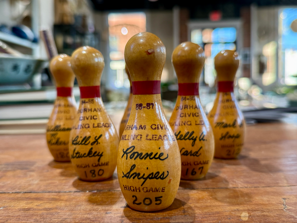 Vintage Bowling Pin Trophy