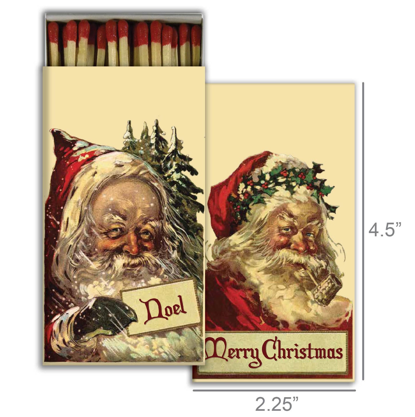 Vintage Santa Matches