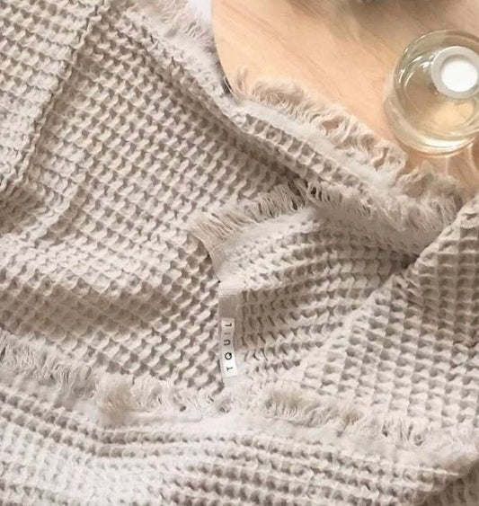 Waffle Soft Bath Towel - 6 Colors: Sand