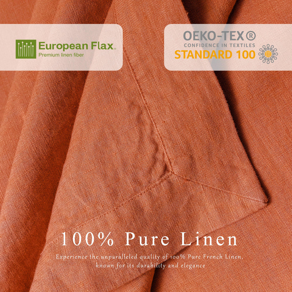 100% Linen Napkins (Set of 4) - 20'' x 20'' -