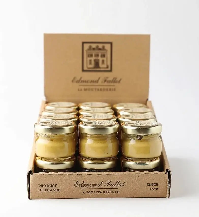 Mini Jar 1oz Smooth Dijon Edmund Fallot Mustard w/ Display