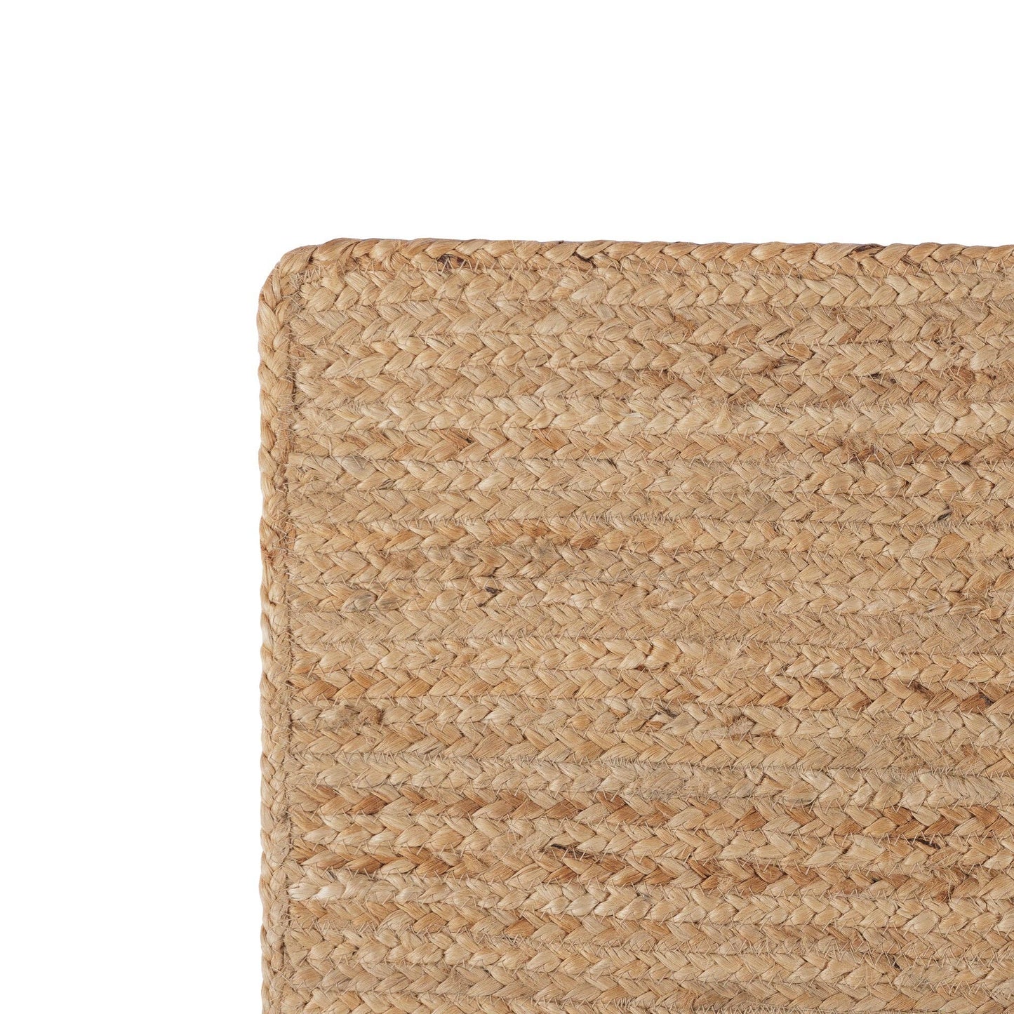 · REDEARTH · Rectangular Area Rug - 4'x6' Braided Natural Jute with Non-Skid Backing - Handwoven Boho Rug for Bedroom, Kitchen, Living Room - Farmhouse Aesthetic Home Decor - Durable Handmade Rug: Natural / (4'x6') - Rectangular