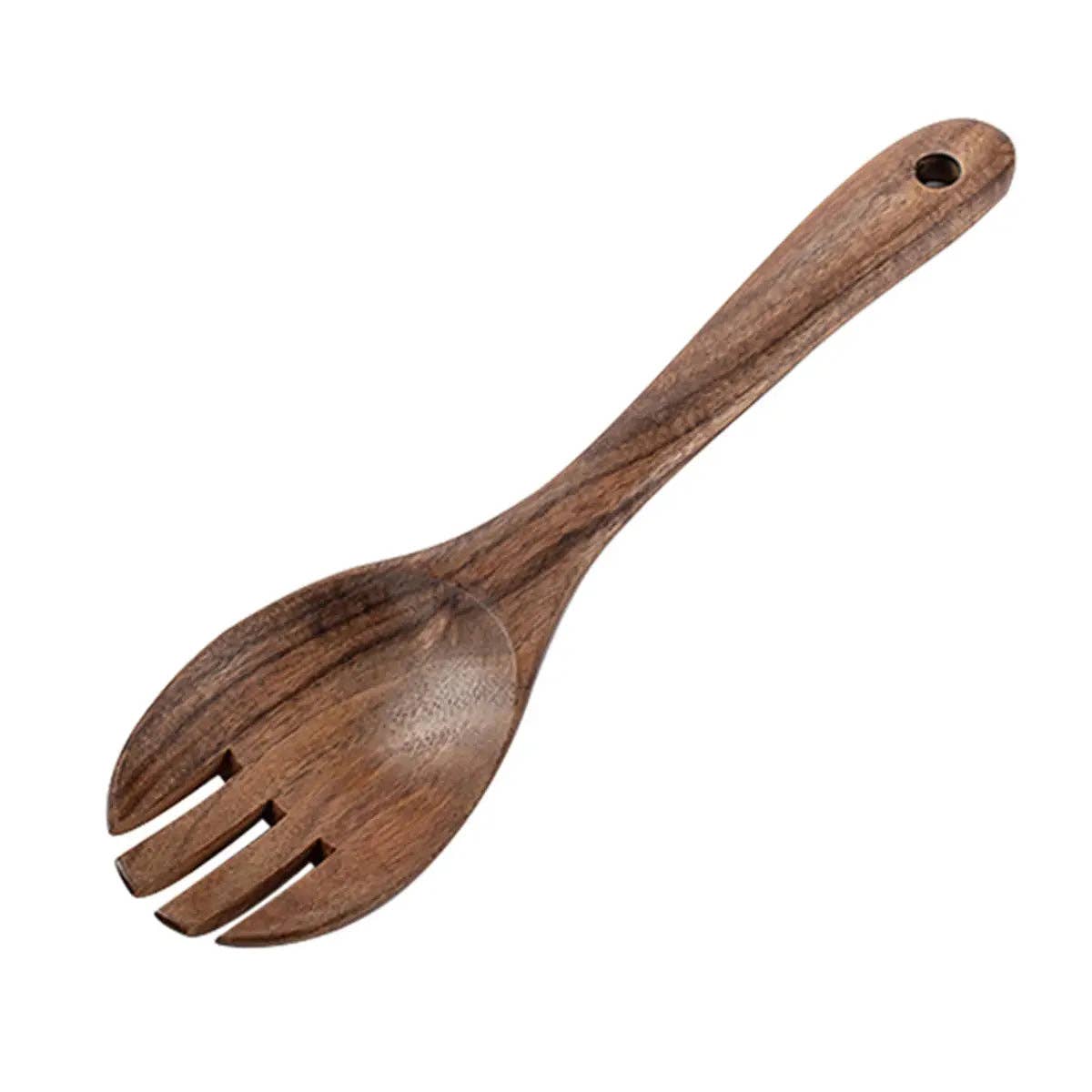 Teak Wood Salad Spoon and Fork: Large Spoon