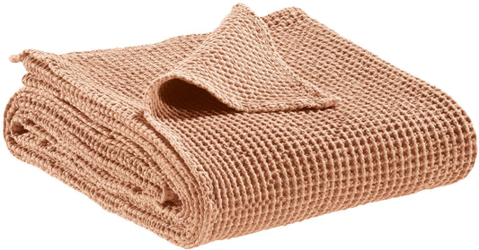 French 100% Stonewashed Cotton Blanket 140 X 200.