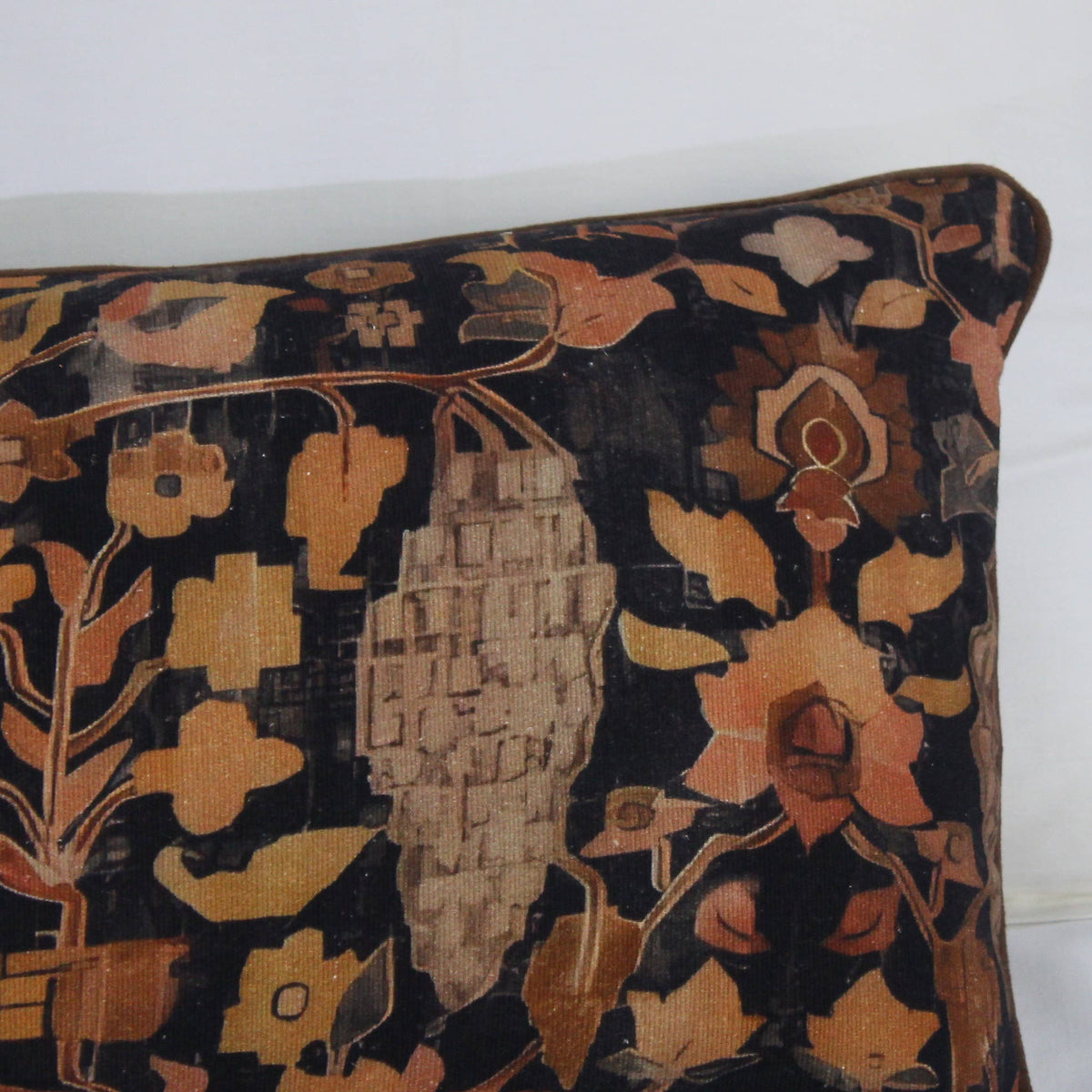 Cotton Lumbar Pillow Cover for Thanksgiving and Christmas