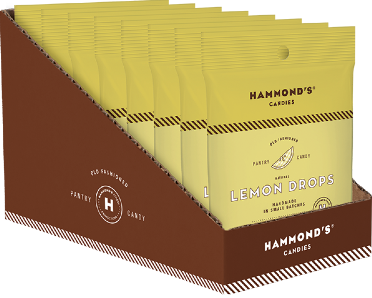 Old-Fashioned Pantry Candy - 4 oz -Natural Lemon Drops
