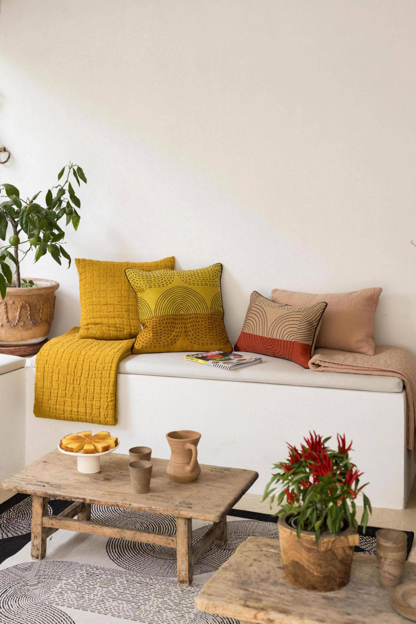 Saffron French Blanket 130 X 200