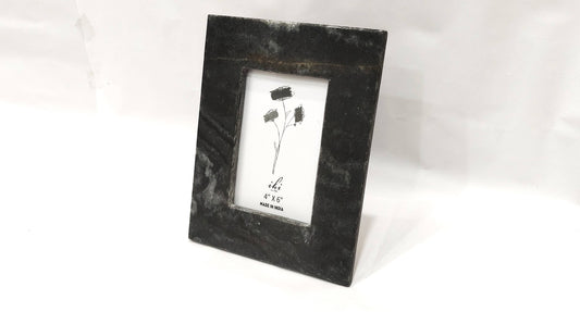 Midnight Black Marble Photo Frame