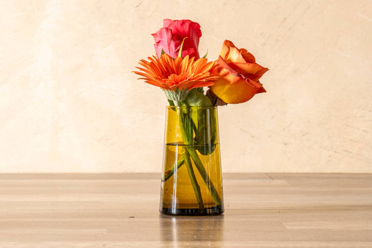 Moroccan Cone Glassware Large - Amber