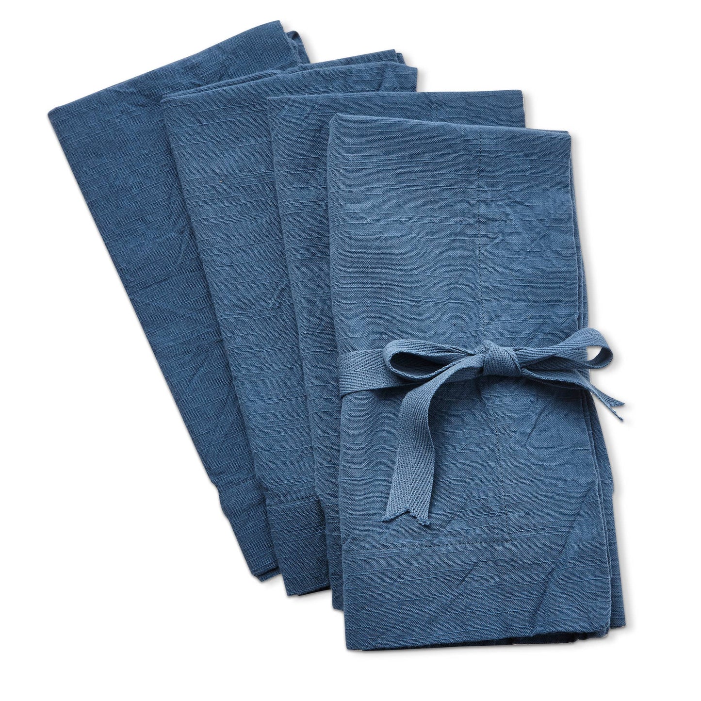 Threads Slub Napkin Set of 4 Blue Cotton Everyday
