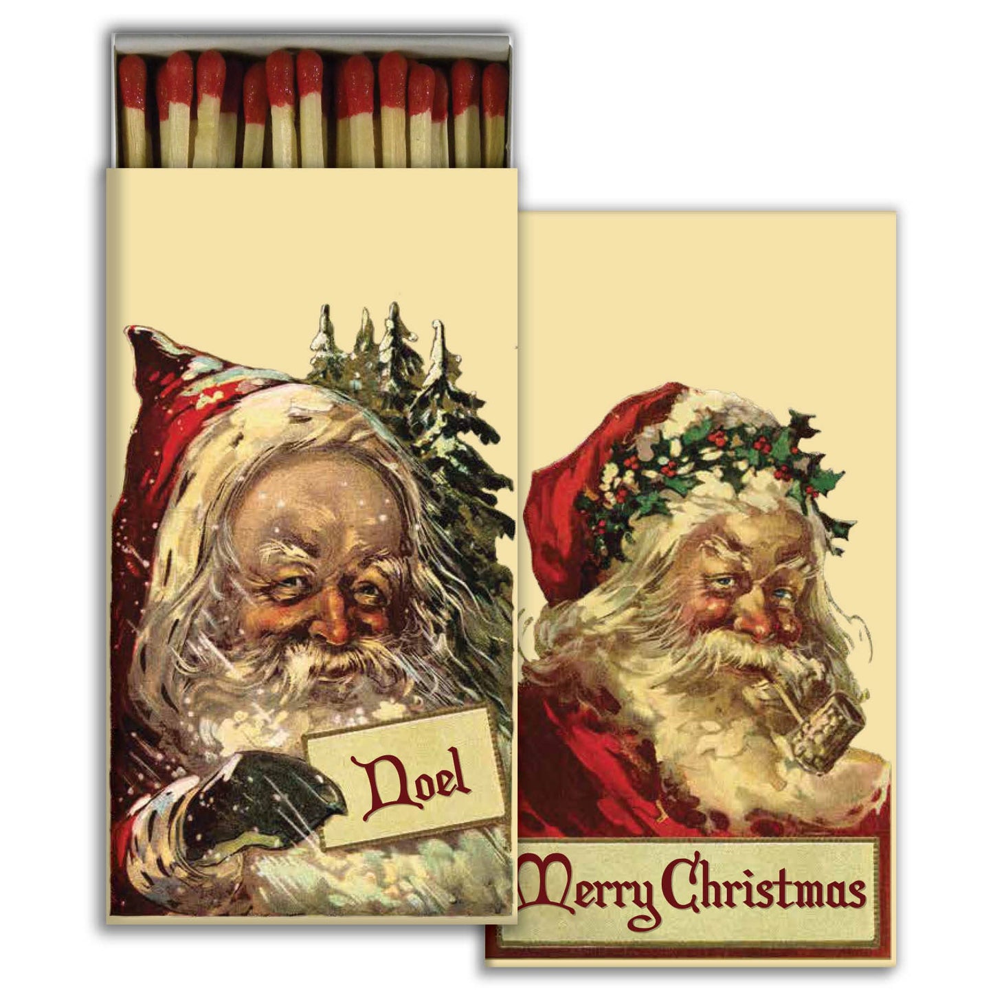 Vintage Santa Matches