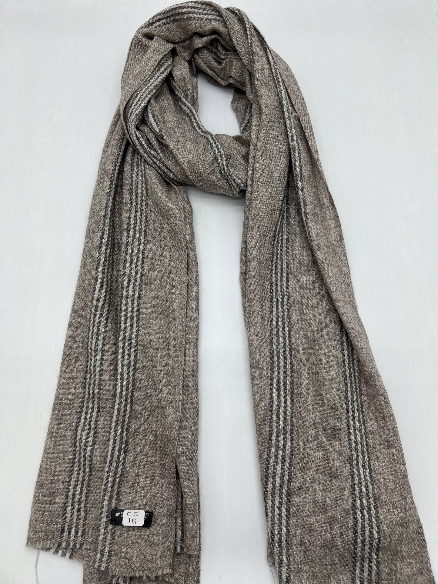 Traditional Stripes Cashmere Scarf