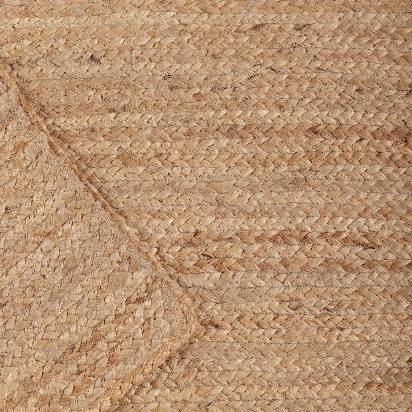 · REDEARTH · Rectangular Area Rug - 4'x6' Braided Natural Jute with Non-Skid Backing - Handwoven Boho Rug for Bedroom, Kitchen, Living Room - Farmhouse Aesthetic Home Decor - Durable Handmade Rug: Natural / (4'x6') - Rectangular