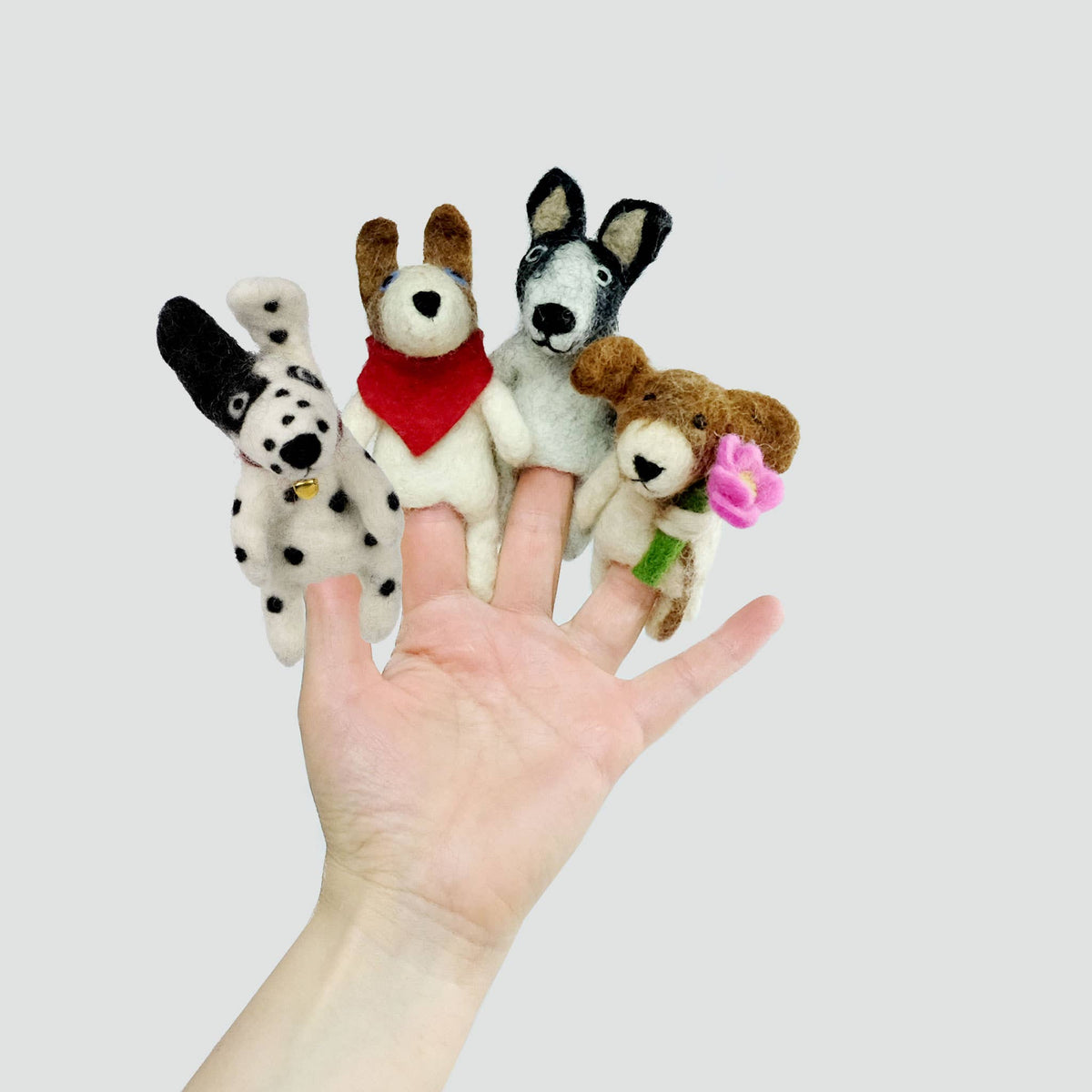 Finger Puppets - Sensory Play - Dogs - Assorted
