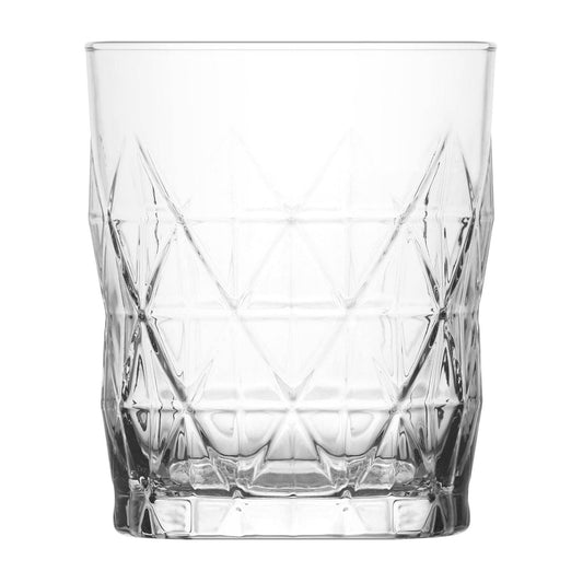LAV Keops Whisky Tumbler Glass Cut