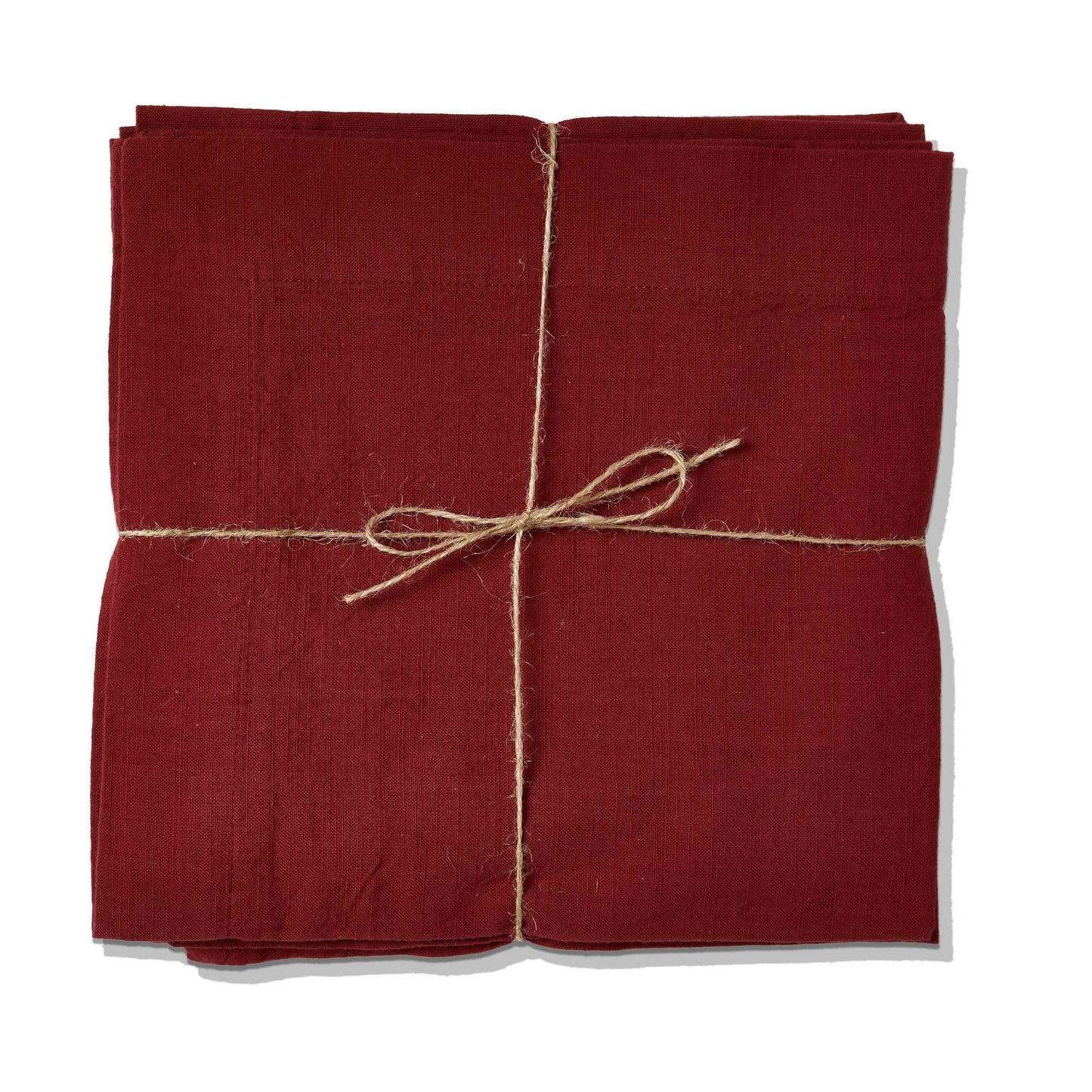 Threads Slub Napkin Set of 4 Brick Cotton Everyday: Red / Cotton
