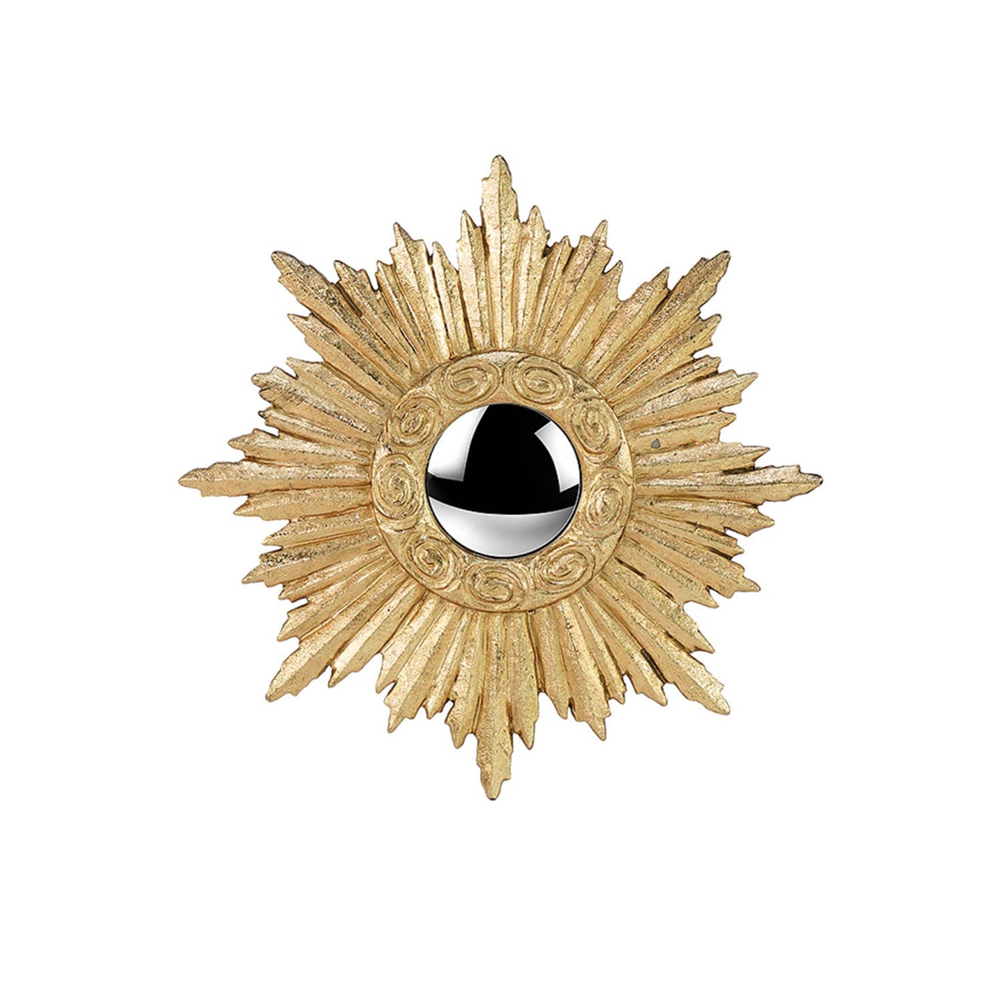 Golden Sun Mirror D14.5Cm