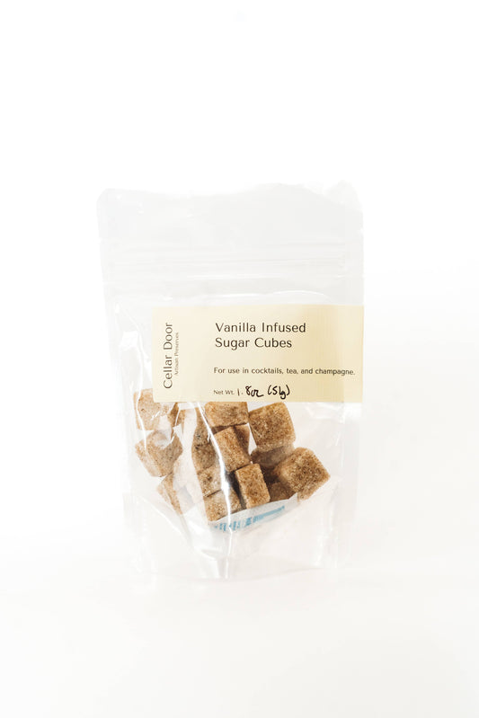 Vanilla Infused Sugar Cubes -Pouch 1.8oz