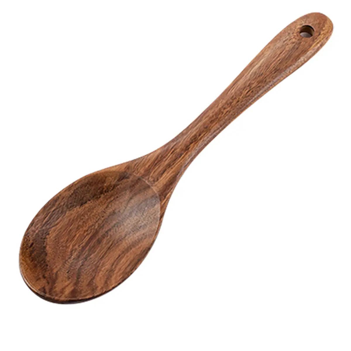 Teak Wood Salad Spoon and Fork: Large Spoon