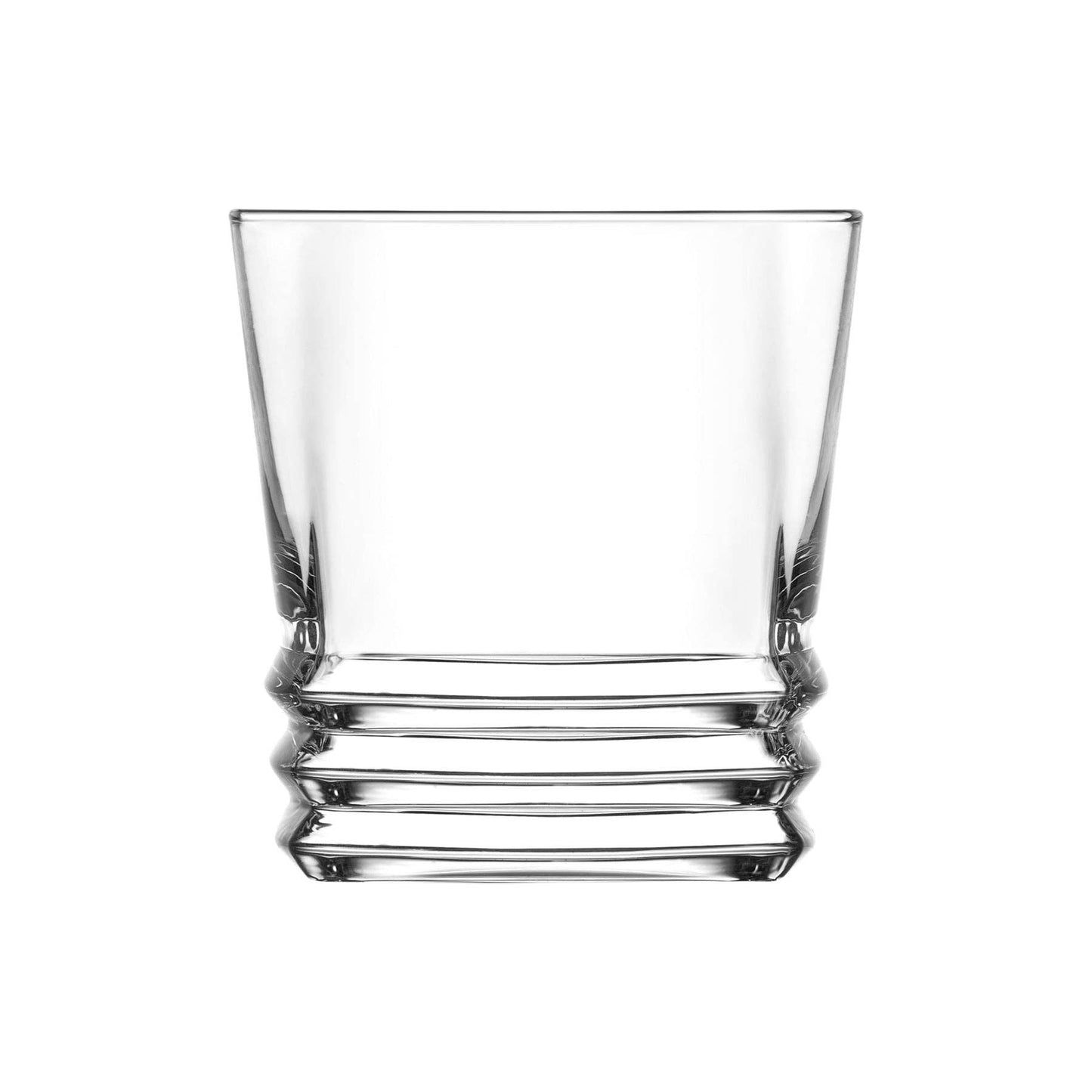 Ridged Whisky Tumbler Glass - 315ml