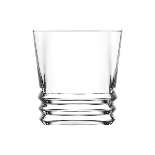 Ridged Whisky Tumbler Glass - 315ml
