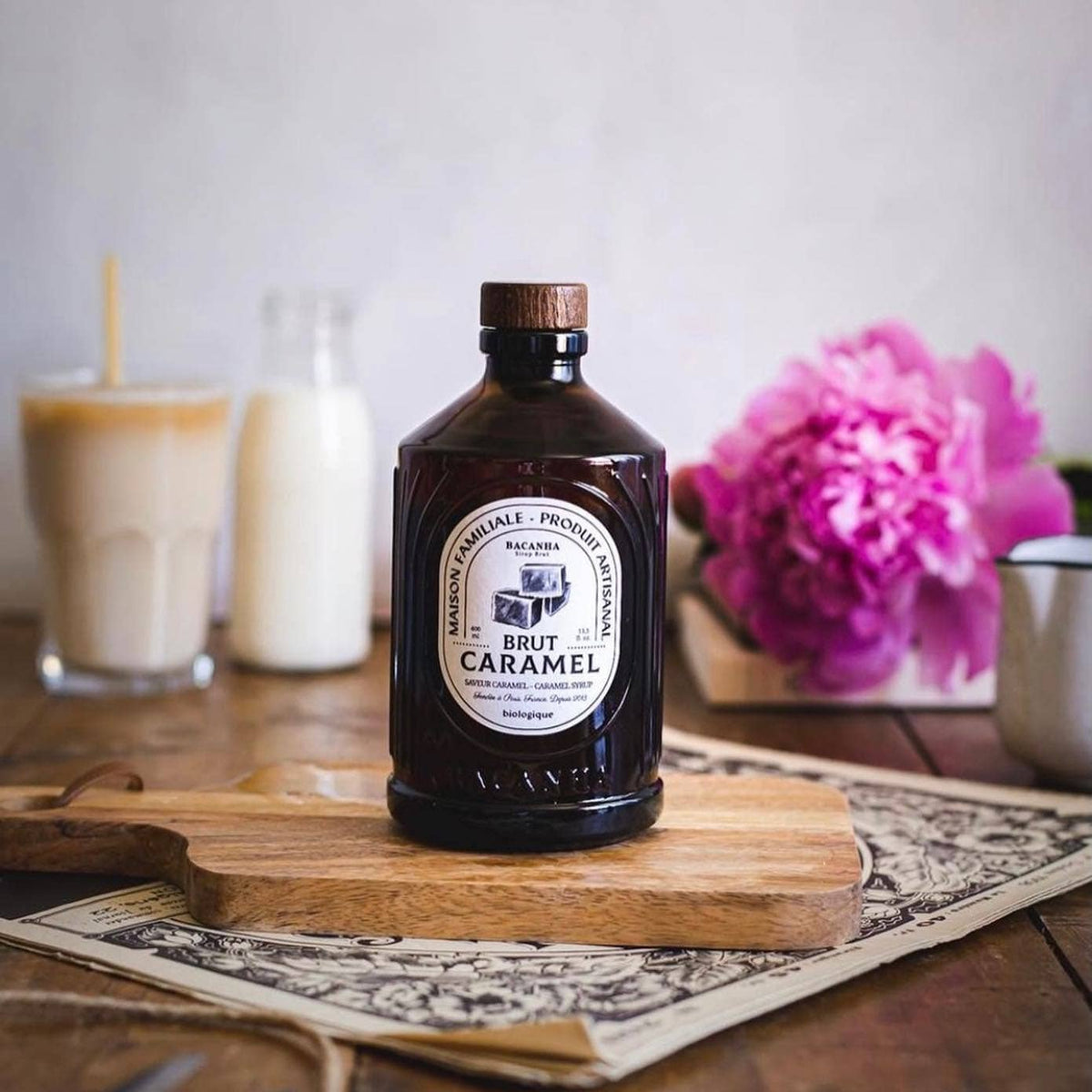 Bacanha Organic Caramel Syrup 13.5oz
