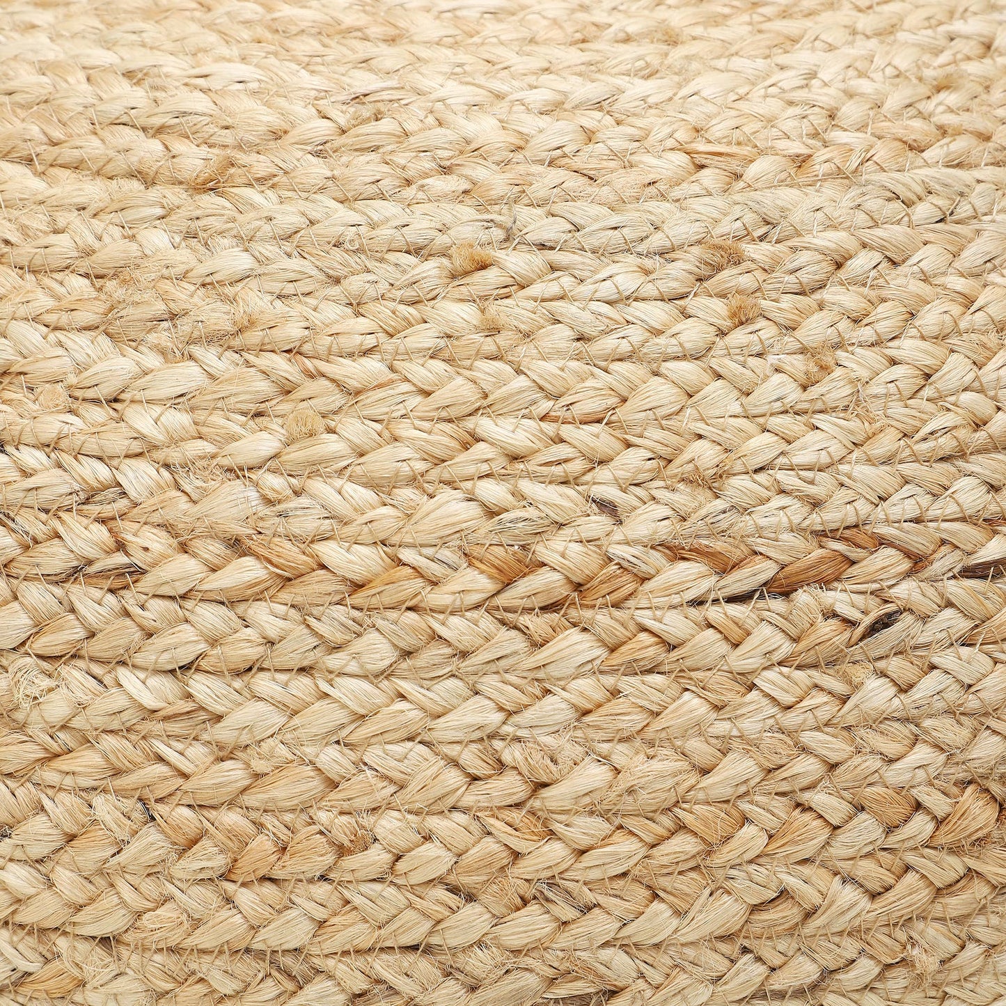 · REDEAR  Jute Circular Pouf (19.5"x19.5"x14"; Jute Natural): Jute Natural / (19.5"x19.5"x14") Pack of 1