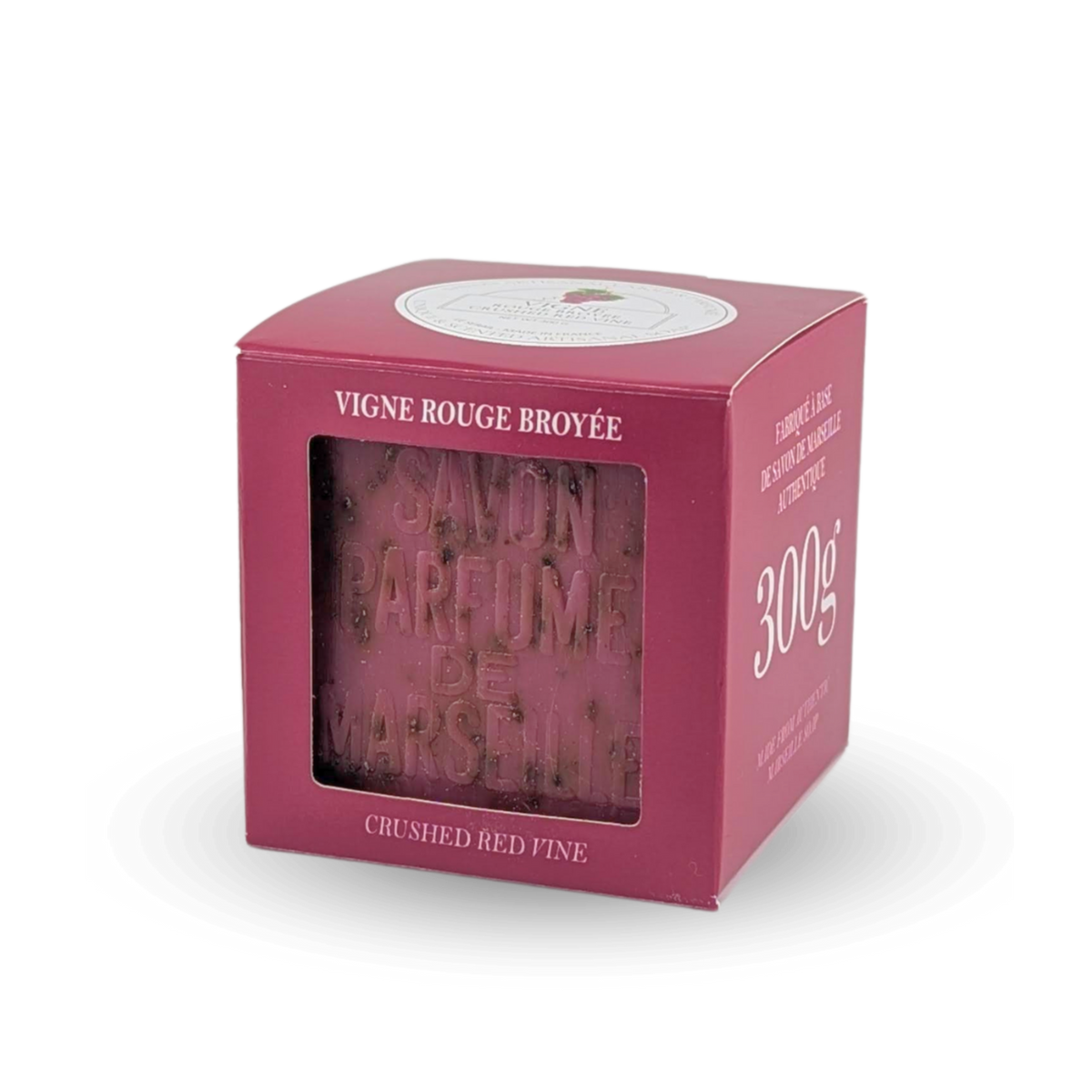 Marseille soap block - 150g Crushed Rose petals