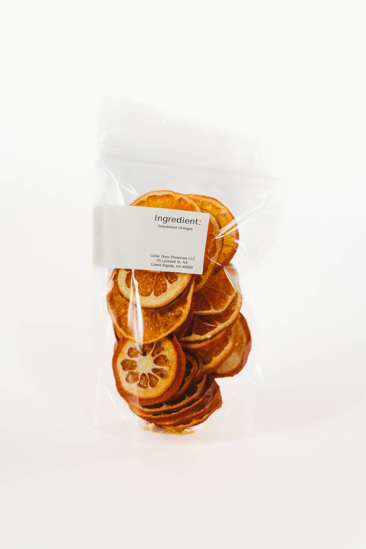Dehydrated Orange Wheels: 1.3oz pouch