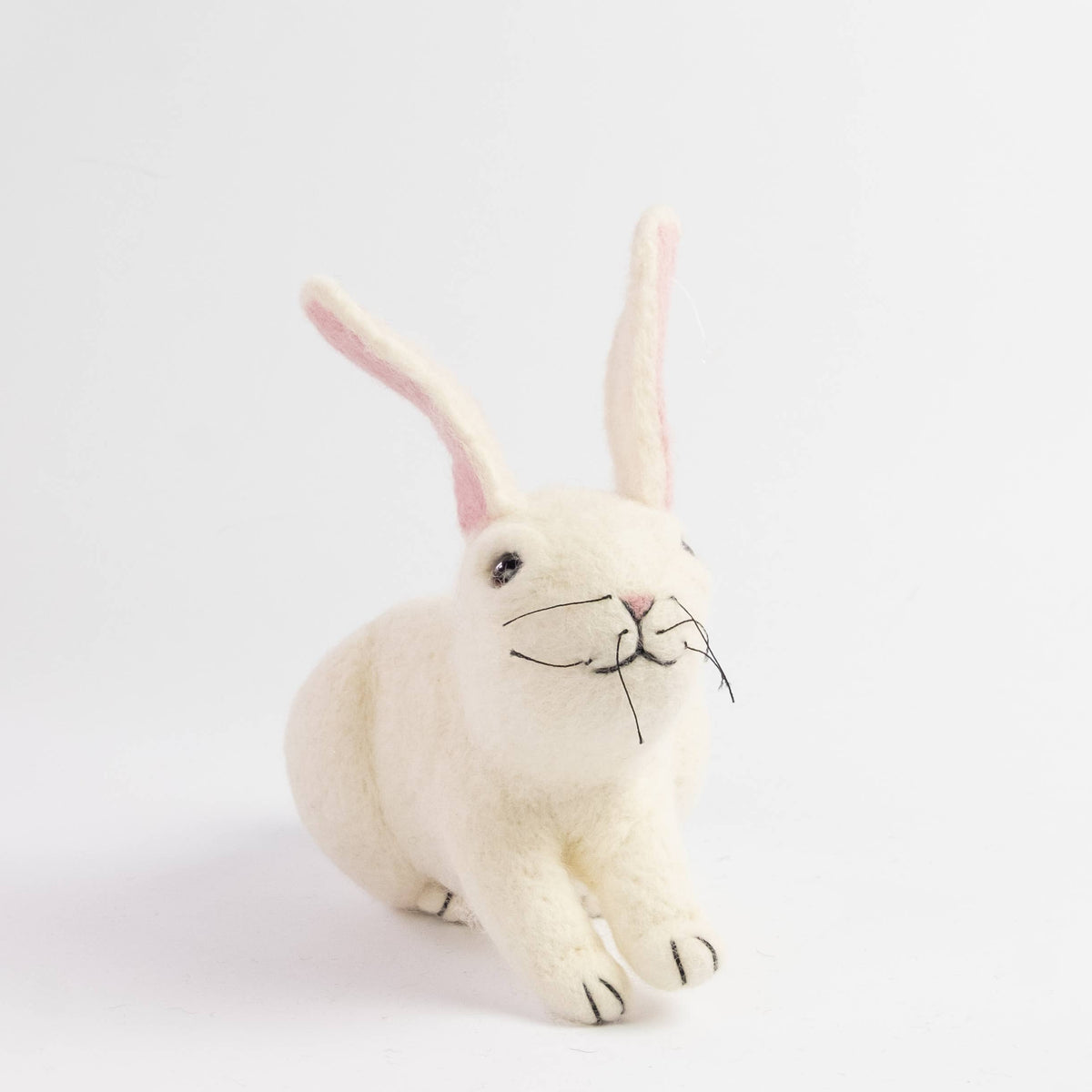 Toys - Bunny Rabbit - White - Small and Large: S