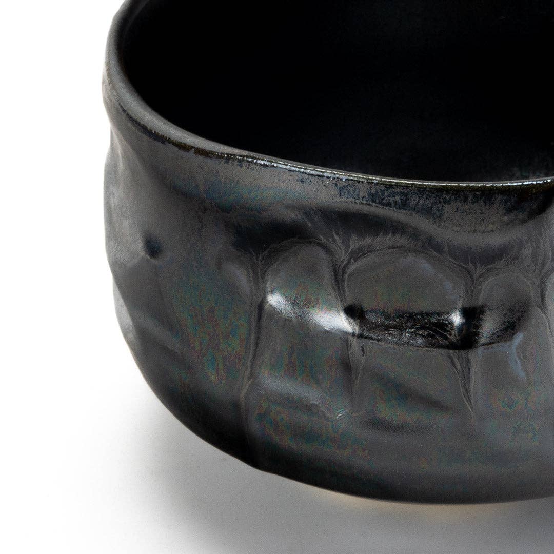 Satin Black Glazed Bowl