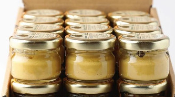 Mini Jar 1oz Smooth Dijon Edmund Fallot Mustard w/ Display