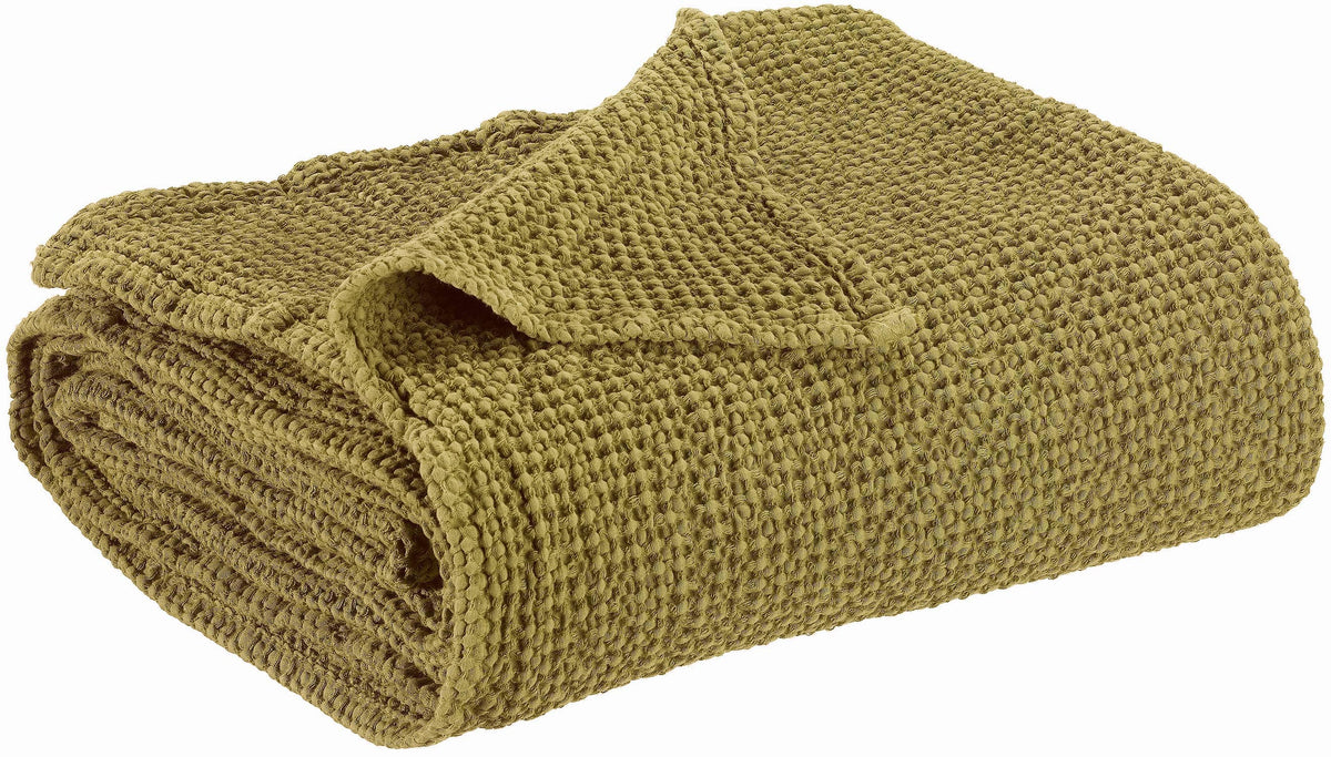 Recycled Maia Cedar throw 140 x 200 cm