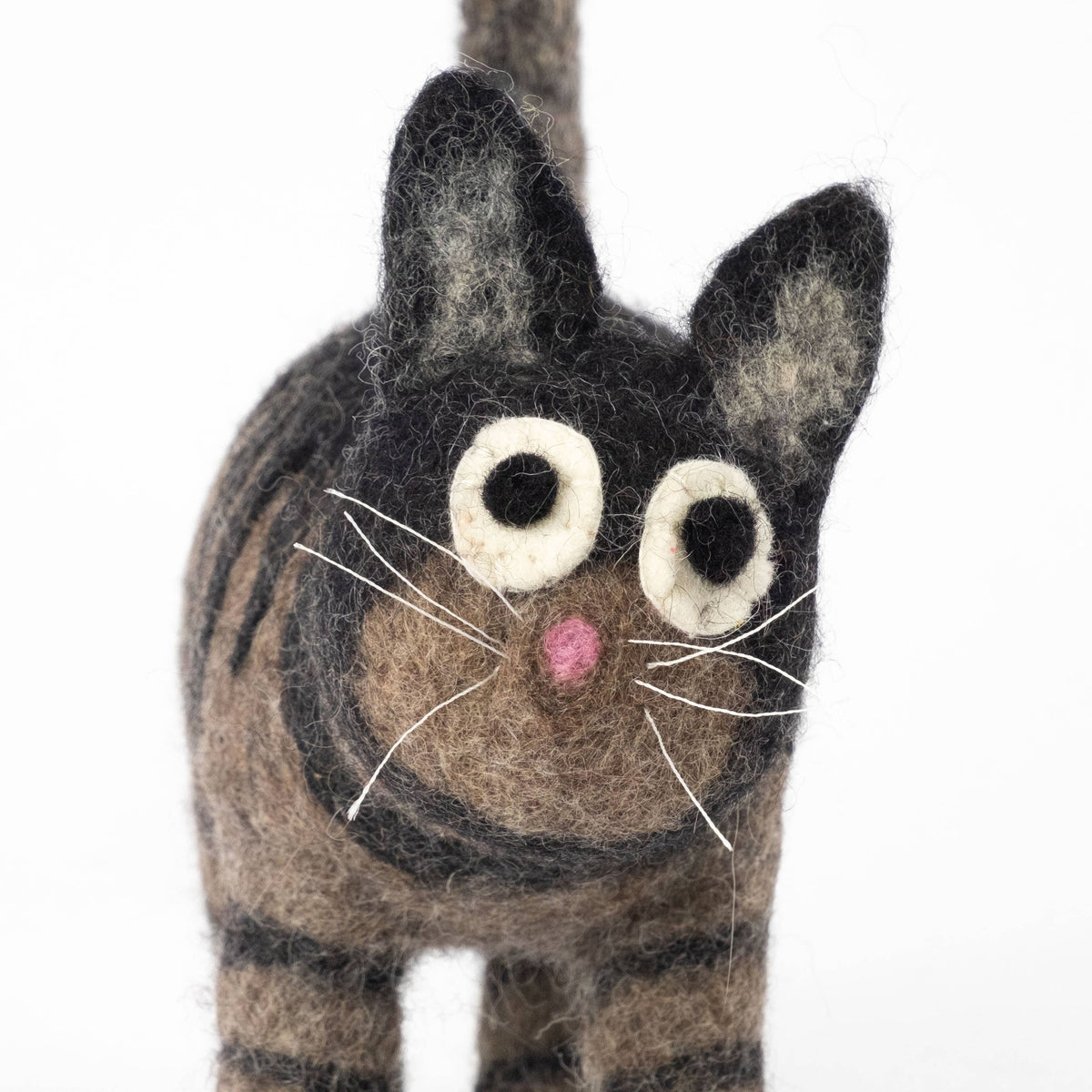 Toys - Cat - Black and Gray Striped