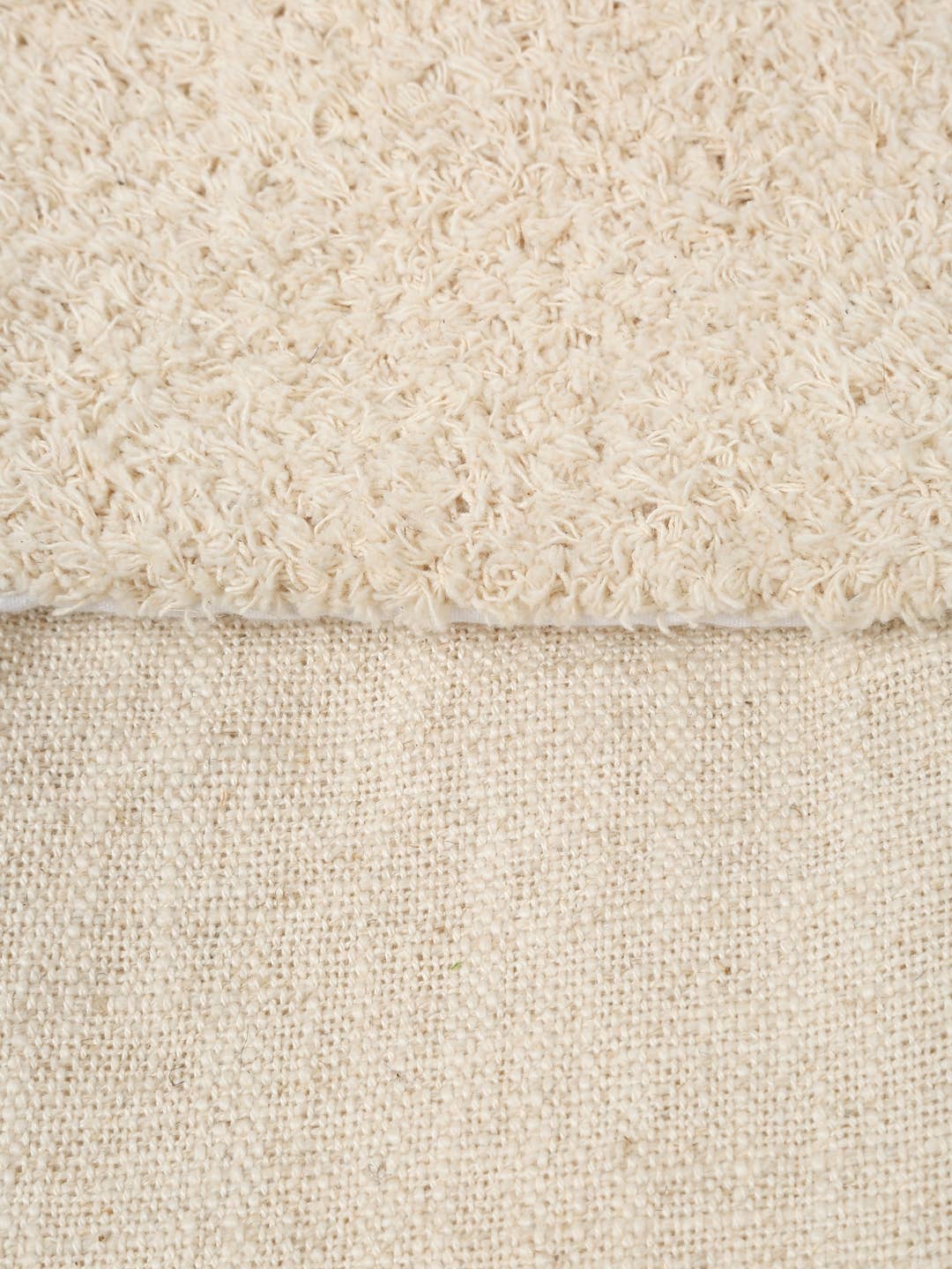 Natural Cotton Christmas Stocking | Handmade Holiday Decor