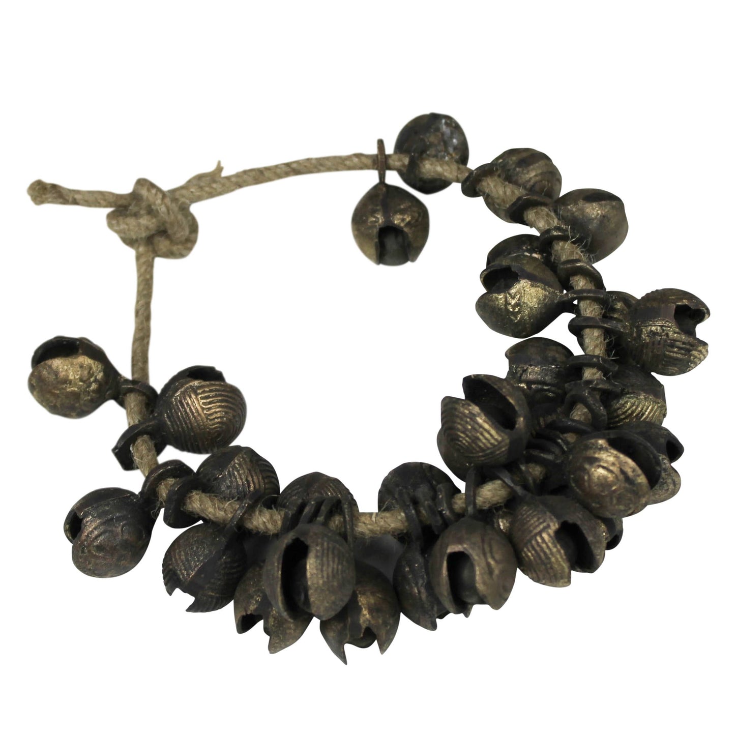 Bunch of 30 Brass Bells.  Individual Bell: 0.5x1