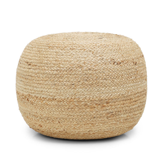 Jute Circular Pouf