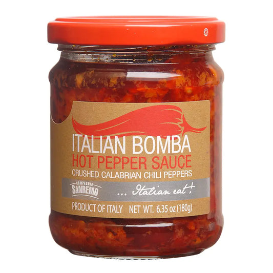 Italian Bomba Hot Pepper Sauce, 6.35 oz.